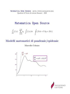 cover image of Modelli matematici di pandemie/epidemie